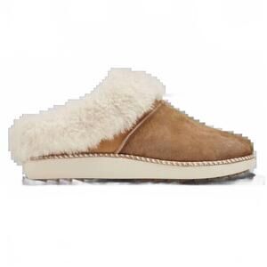 NEW OLUKAI women's ku'i clog slipper in tan/bone